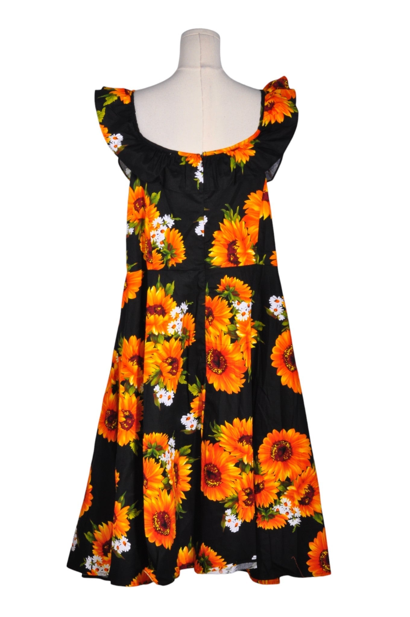 BOTB Women A-Line Dresses Regular fit in Orange - 2XL