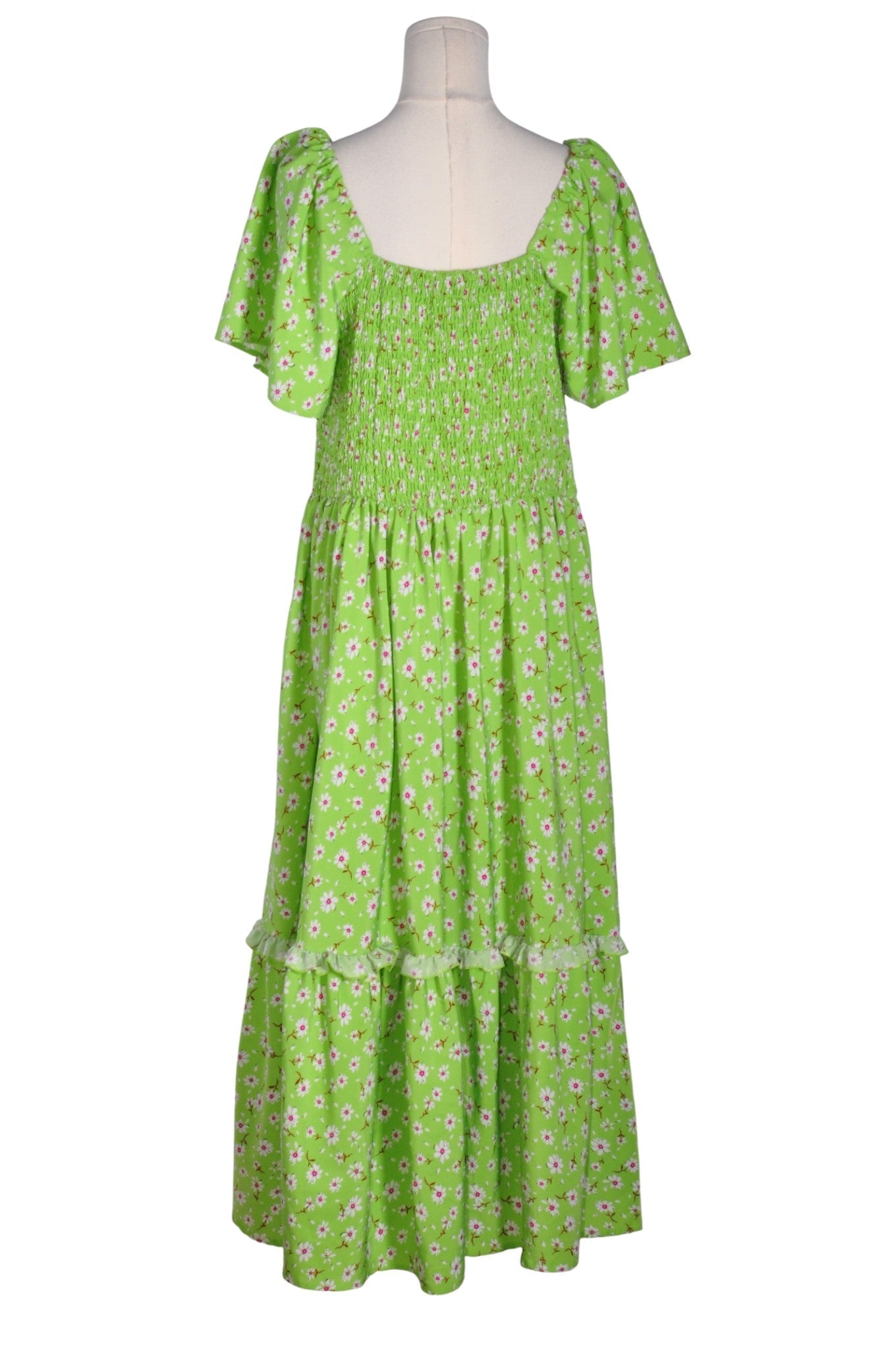 BOTB UNIQUE VINTAGE Women Maxi Dresses Regular fit in Green - 2XL