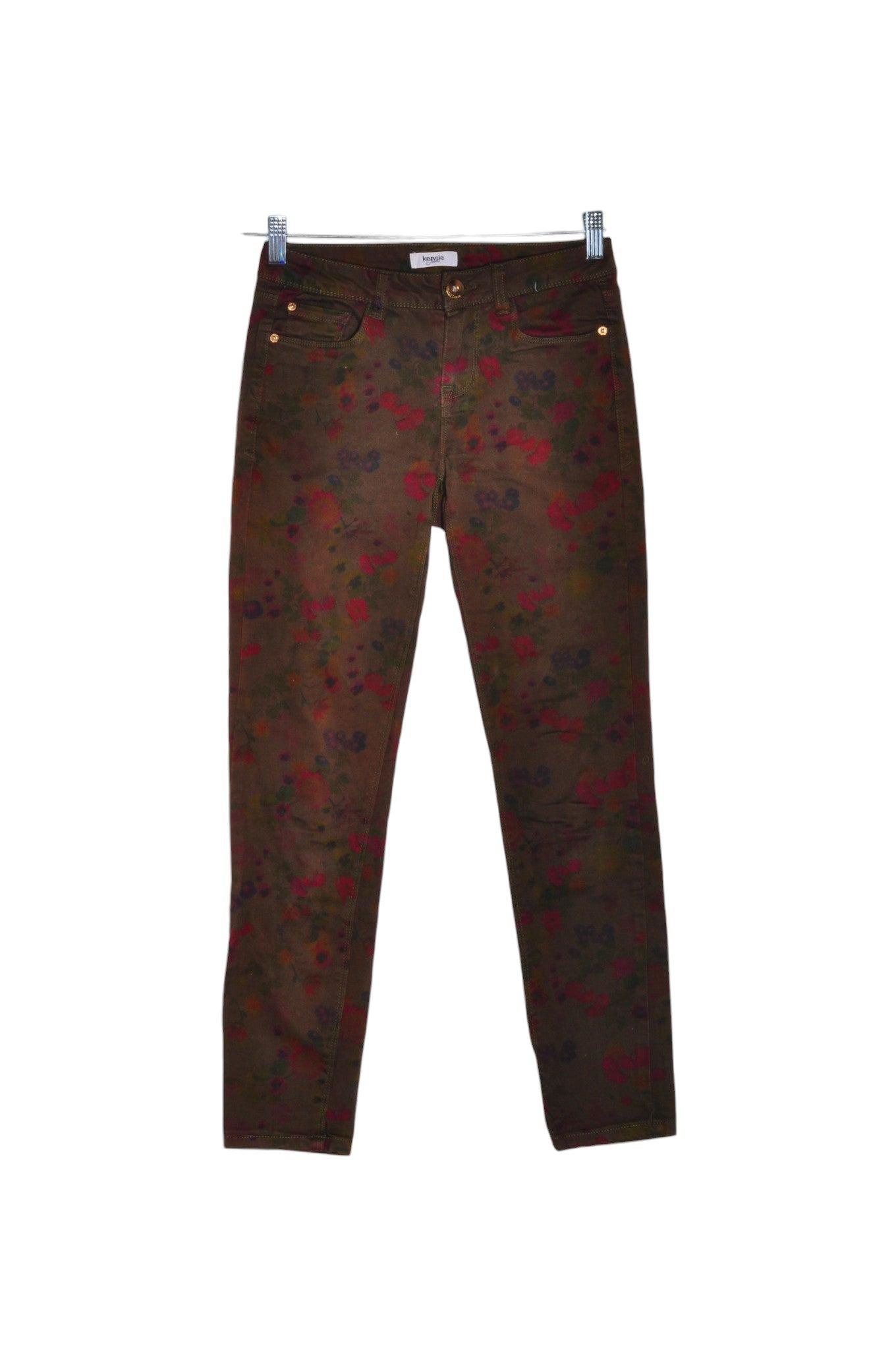 BOTB Women Skinny Jeans Regular fit in Green - 25