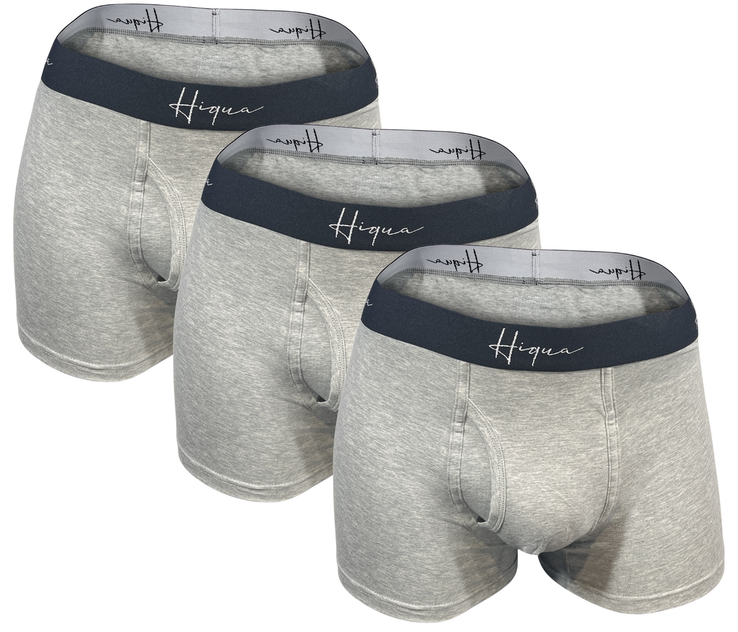 3 Pack Boxer Trunks, Multi Colour