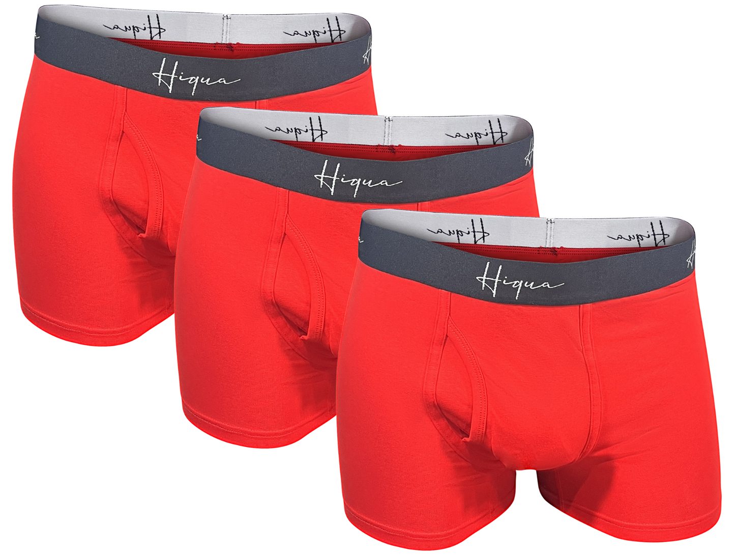 3 Pack Boxer Trunks, Multi Colour