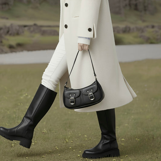 MAYA - Sloane Dual Closure Shoulder Bag