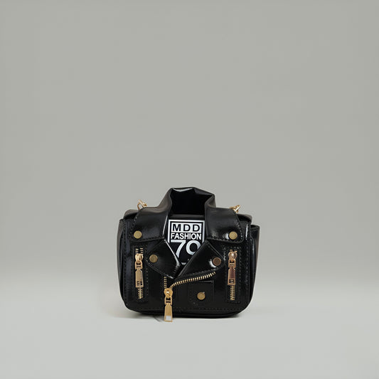 NOVA Mini Leather Crossbody Bag with Chain Strap