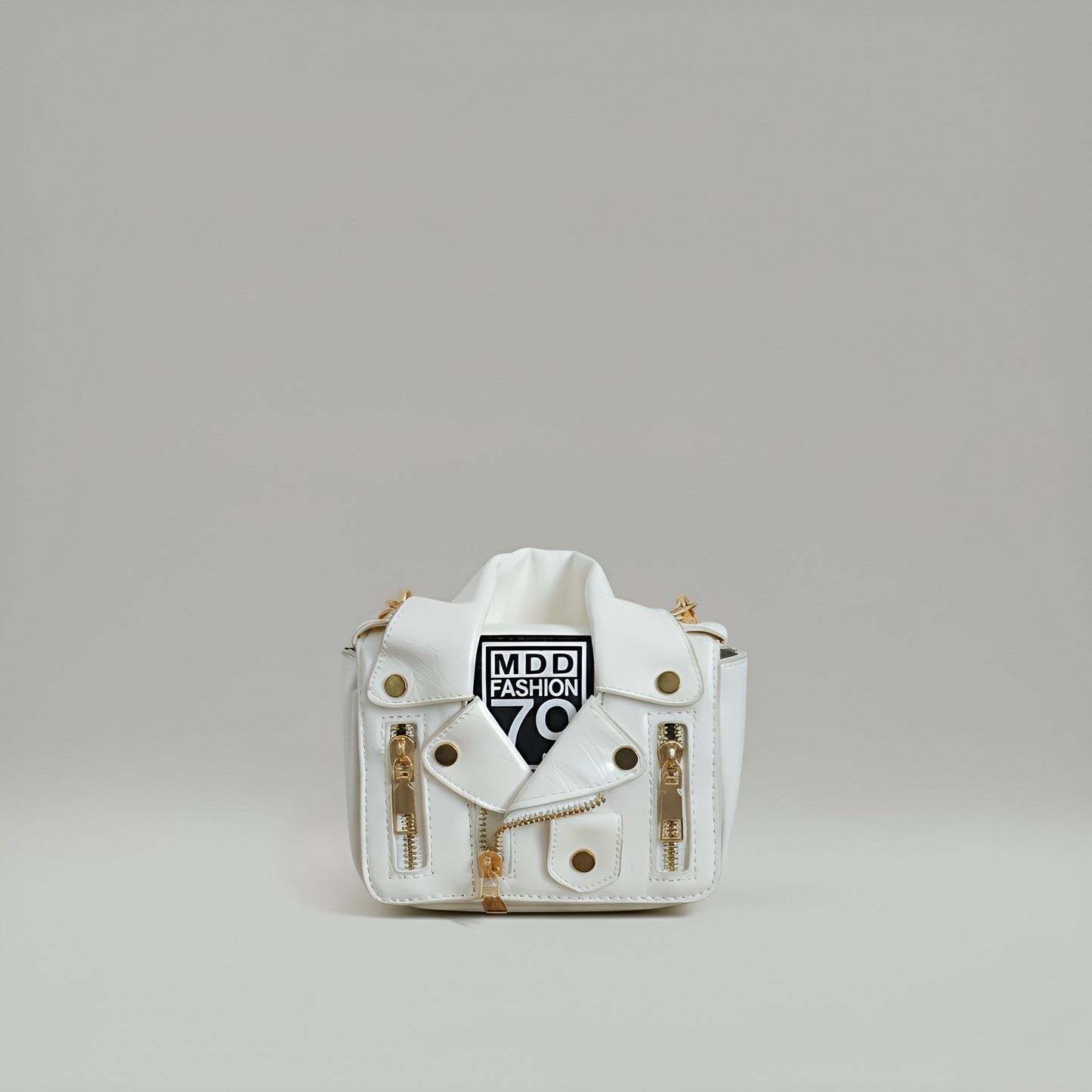 NOVA Mini Leather Crossbody Bag with Chain Strap