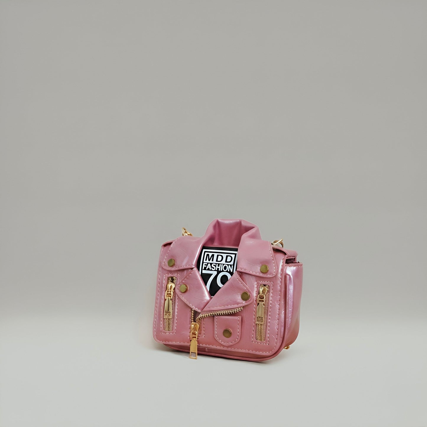 NOVA Mini Leather Crossbody Bag with Chain Strap