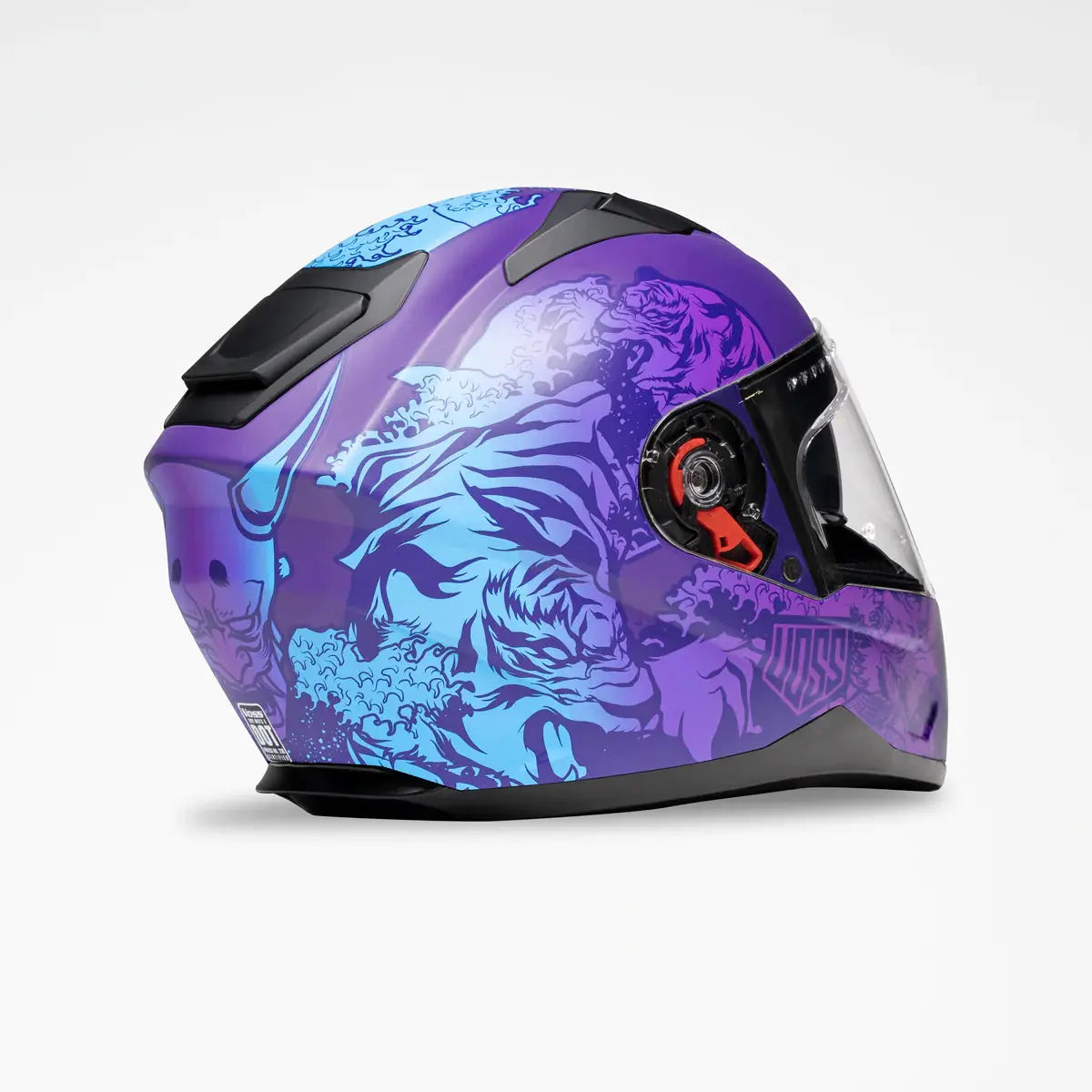 Voss 989 Moto-V BOB Motorcycle Helmet