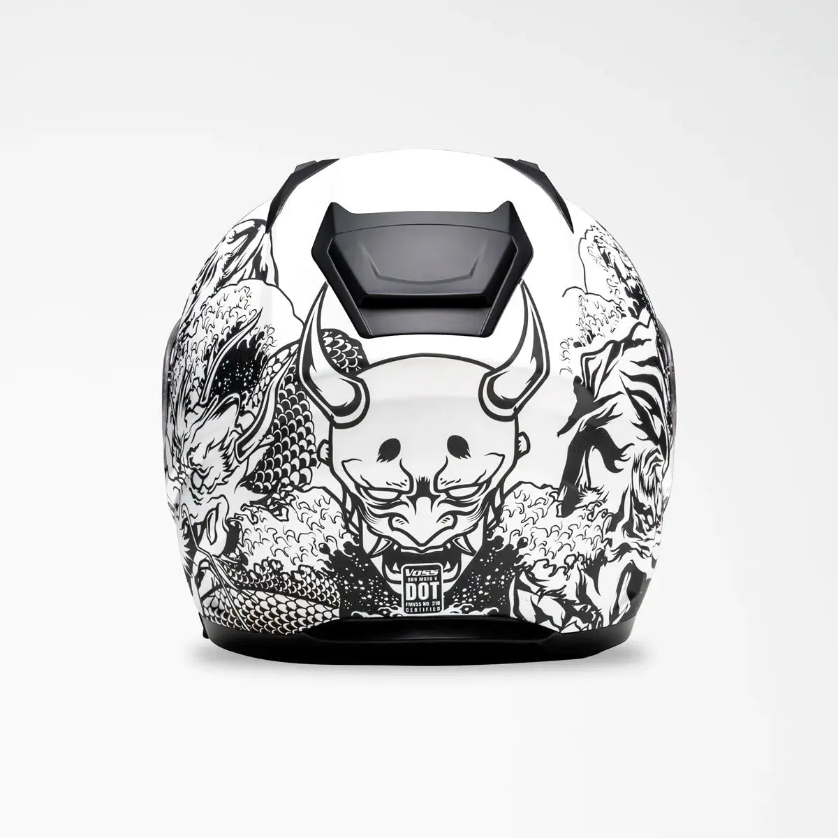 Voss 989 Moto-V BOB Motorcycle Helmet