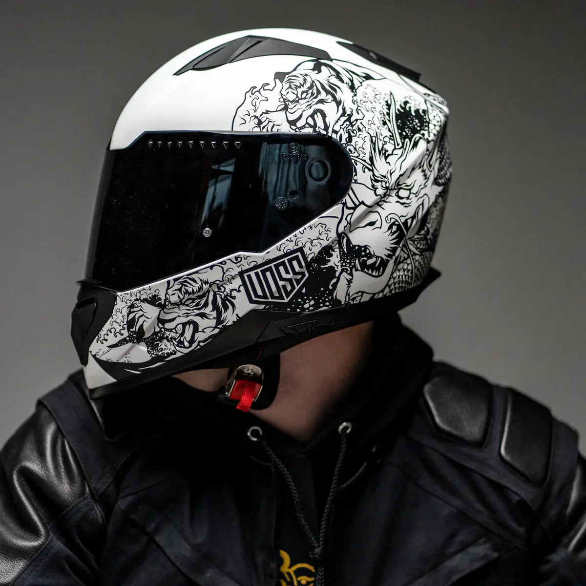 Voss 989 Moto-V BOB Motorcycle Helmet