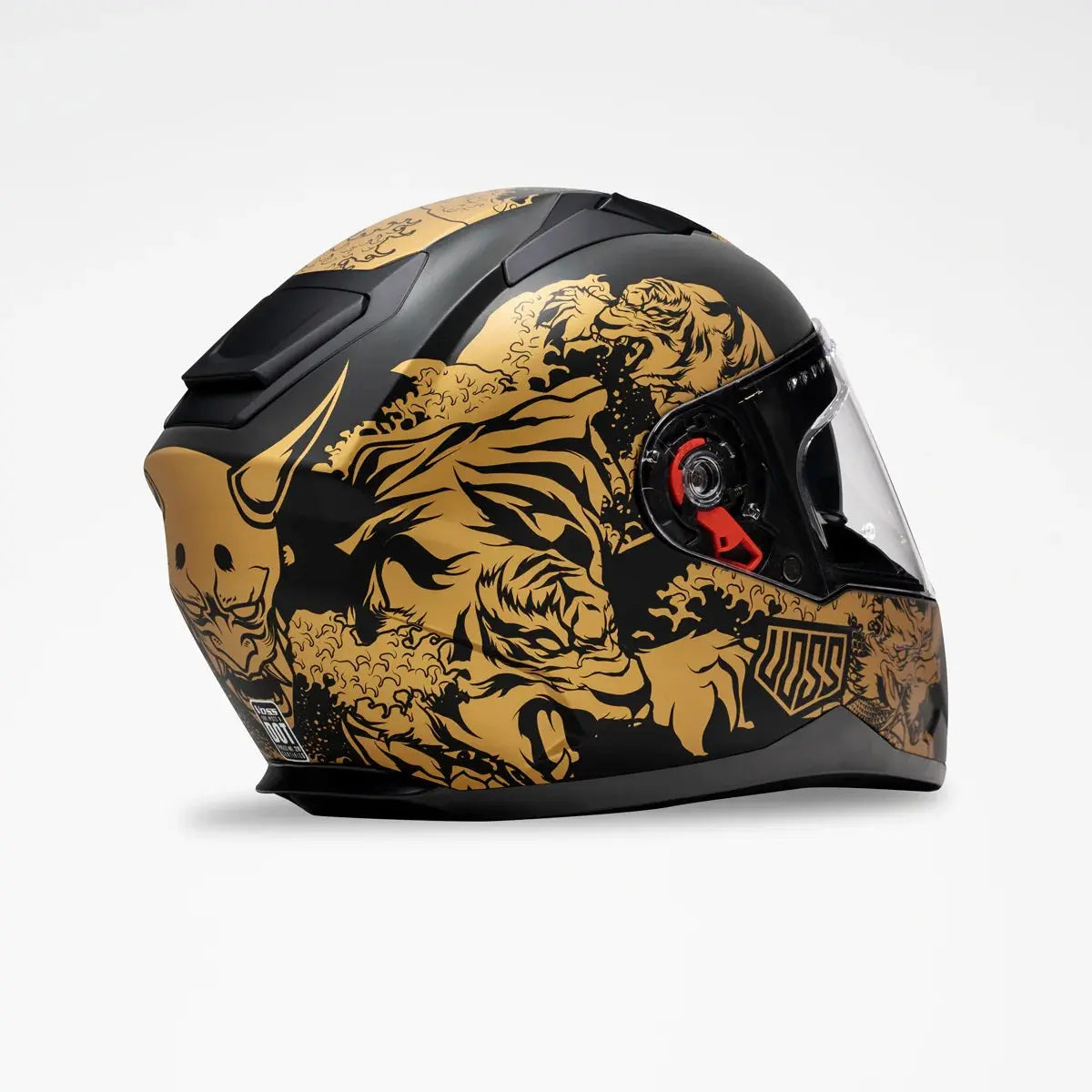 Voss 989 Moto-V BOB Motorcycle Helmet