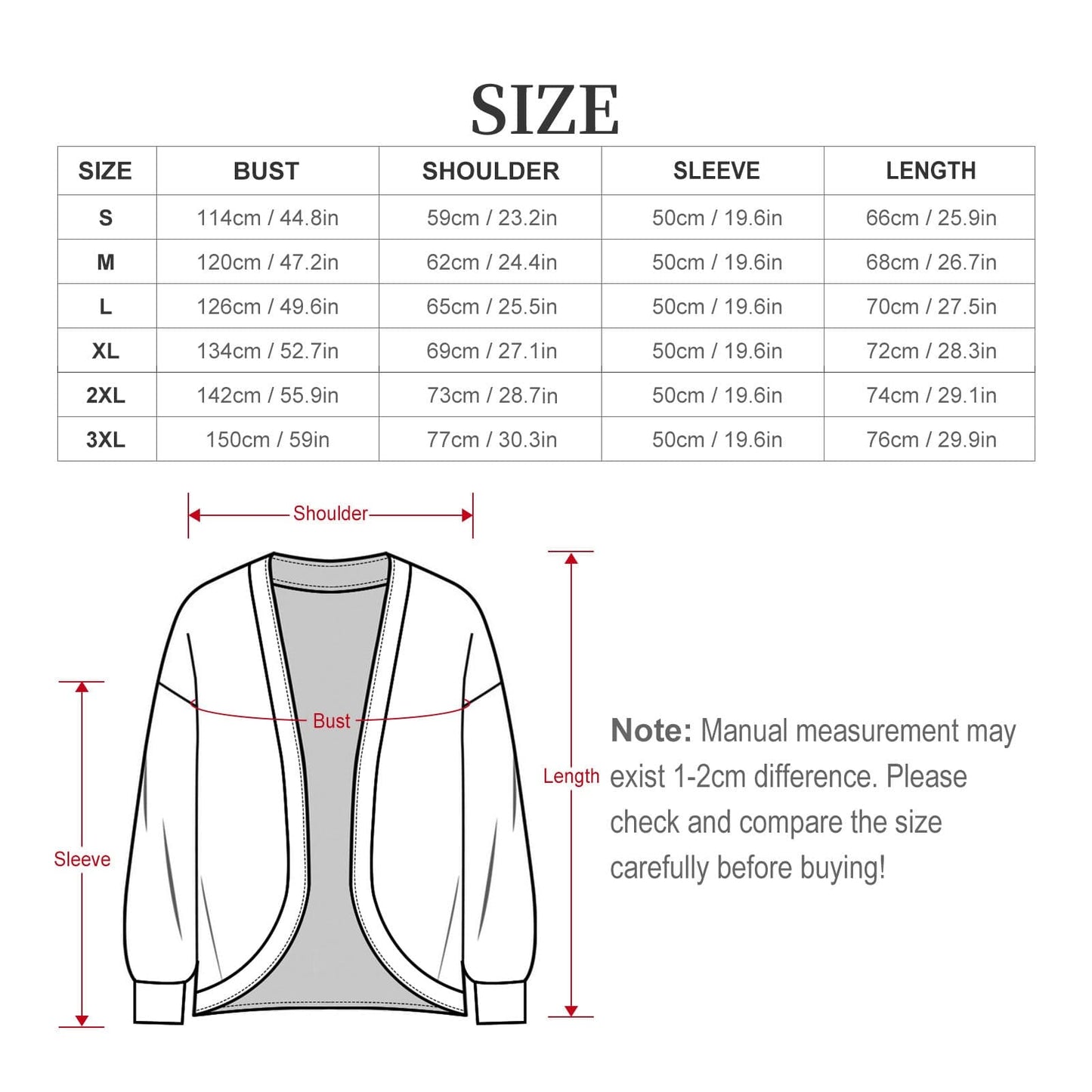 Neon Xmas Drop Shoulder Cardigan